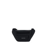 Balenciaga Black Polyester Clutch Bag
