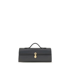 Savette Gray Calf Leather Bos Taurus Handbag