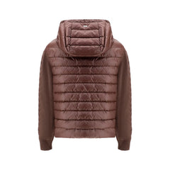 Herno Brown Polyester Full-Length Jacket
