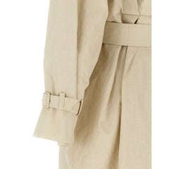 Max Mara Beige Cotton False