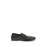 Tom Ford Black Calf Leather Bos Taurus Slip-On Loafers