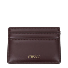 Versace Brown Leather Cardholder