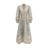 Zimmermann Multicolor Linen Casual Dress