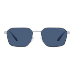 Emporio Armani Gray Metal Sunglasses