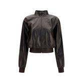 Gucci Brown Lamb Ovis Aries Aries Bomber