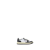 Autry White Calf Leather Bos Taurus Athletic Sneakers