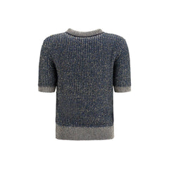 Balmain Blue Polyamide Sweater