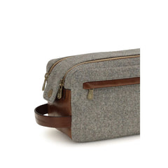 Brunello Cucinelli Gray Wool Oves Aries Other Accessories