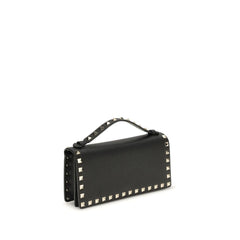 Valentino Garavani Black Calf Leather Bos Taurus Wallet