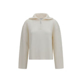 Courrèges White Wool Oves Aries Sweatshirt
