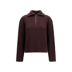 Courrèges Brown Wool Oves Aries Sweatshirt