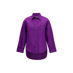 Balenciaga Purple Cotton Shirt