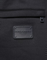 Dolce & Gabbana Black Drawstring Viscose Jogger Men Sweatpants Pants