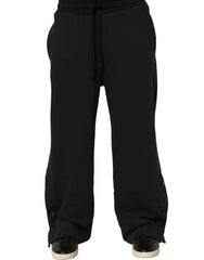 Dolce & Gabbana Black Drawstring Viscose Jogger Men Sweatpants Pants