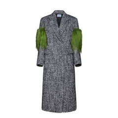 Prada Gray Wool Coat