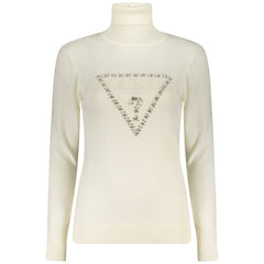 Guess Jeans Bianco Viscosa Donna Maglia