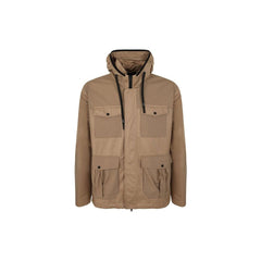 Herno Brown Cotton Shell Jacket