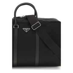 Prada Black Recycled Polyamide Luggage And Travel