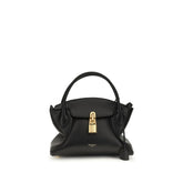 Balmain Black Calf Leather Bos Taurus Handbag