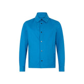 Herno Blue Cotton Shell Jacket