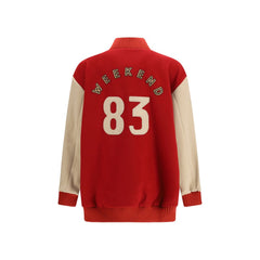 Max Mara Multicolor Wool Oves Aries Bomber