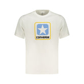 Converse White Cotton Men's T-Shirt
