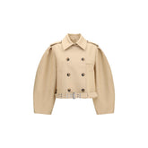 Ganni Beige Cotton Jacket