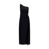 Oséree Black Polyamide Cocktail Dress