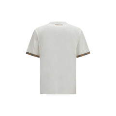 Burberry White Cotton T-Shirt