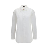 Balmain White Cotton Dress Shirt