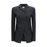 Khaite Black Wool Oves Aries Blazer