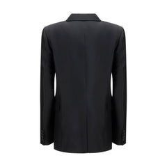 Khaite Black Wool Oves Aries Blazer