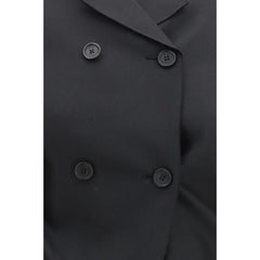 Khaite Black Wool Oves Aries Blazer