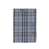 Burberry Blue Wool Oves Aries Foulard