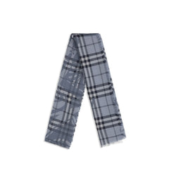 Burberry Blue Wool Oves Aries Foulard