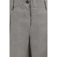 Brunello Cucinelli Bicolor Linen Bermuda Shorts
