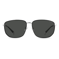 Polaroid Black Metal Sunglasses