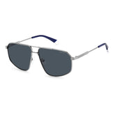 Polaroid Gray Stainless Steel Sunglasses