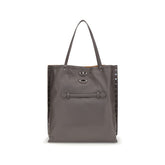 Zanellato Gray Calf Leather Bos Taurus Shoulder Bag