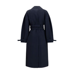 Ganni Black Cotton Coat