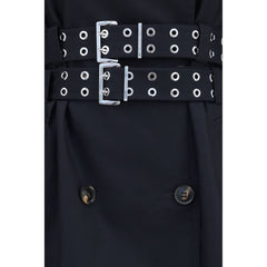 Ganni Black Cotton Coat