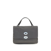 Zanellato Gray Calf Leather Bos Taurus Handbag