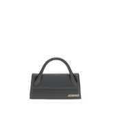Jacquemus Black Calf Leather Bos Taurus Shoulder Bag