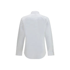 Burberry White Cotton Dress Shirt