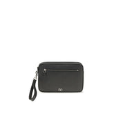 Valentino Garavani Black Calf Leather Bos Taurus Wallet