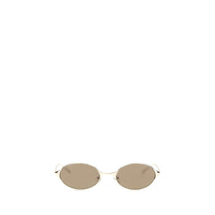 Alexander McQueen Gold Metal Sunglasses