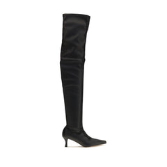 Proenza Schouler Black Polyurethane Over The Knee