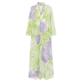 Malo Green Cotton Women Dress