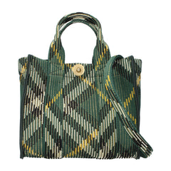 Burberry Green Fabric Handbag