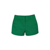 Malo Green Cotton Womens Shorts